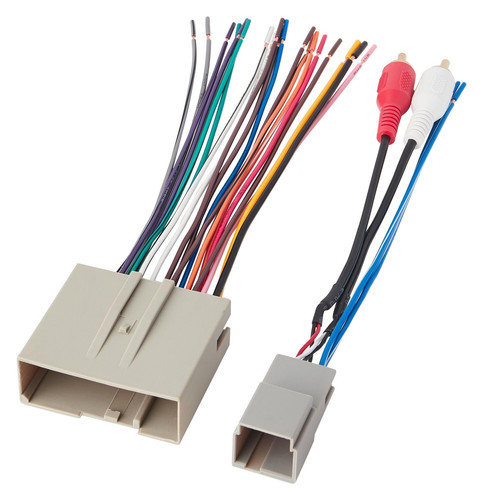 NuIth Car Radio Wiring Harness with RCA Plug with Selected 2003-2013 Ford/Lin...