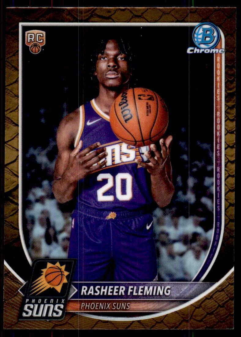 2025-26 Bowman #BCV-31 Rasheer Fleming Chrome Reptilian Refractors