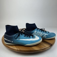 Zapatos de fútbol sala Nike Mercurial Victory VI Superfly azules para niños grandes talla 5