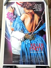 KILLER PARTY ORIGINAL 27X41 MOVIE POSTER 1986 MARTIN HEWETT PAUL BARTEL SLASHER