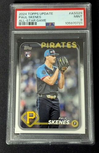 2024 Topps Update Paul Skenes RC All-Star Game PSA 9 Pirates Rookie
