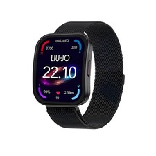Womens Smartwatch LIU JO LUXURY VOICE CURVED SWLJ219 Stainless Steel Mesh Black