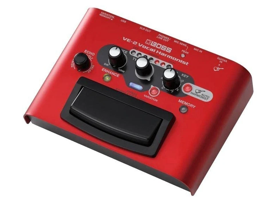 Pedal de eco vocal BOSS VE-2 para guitarristas cantores | Harmonias vocais em tempo real... - Imagem 3 de 4