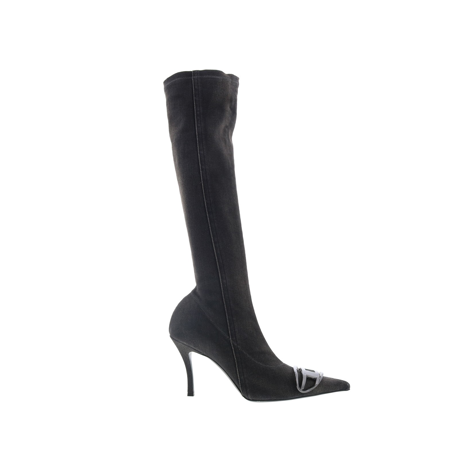 Diesel D-Venus KB D Y03366-P5523-T8013 Womens Black Knee High Boots 91990₽
