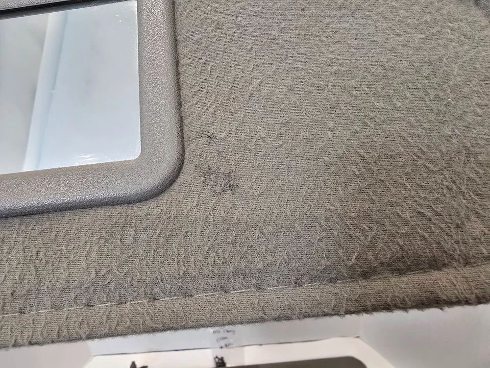 1994-1999 Silverado Sierra C1500 K1500 para-sol cinza LH RH par A232 - Imagem 3 de 4