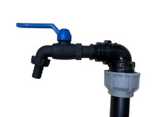 IBC Water 4 Tanks Joining Kit S60x6 Valve Tee Outlet Hose Adapter Tap on Riser