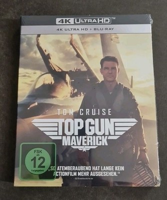 Top Gun Maverick - 4K Ultra HD + Blu-Ray - Tom Cruise - Val Kilmer - Neu & OVP