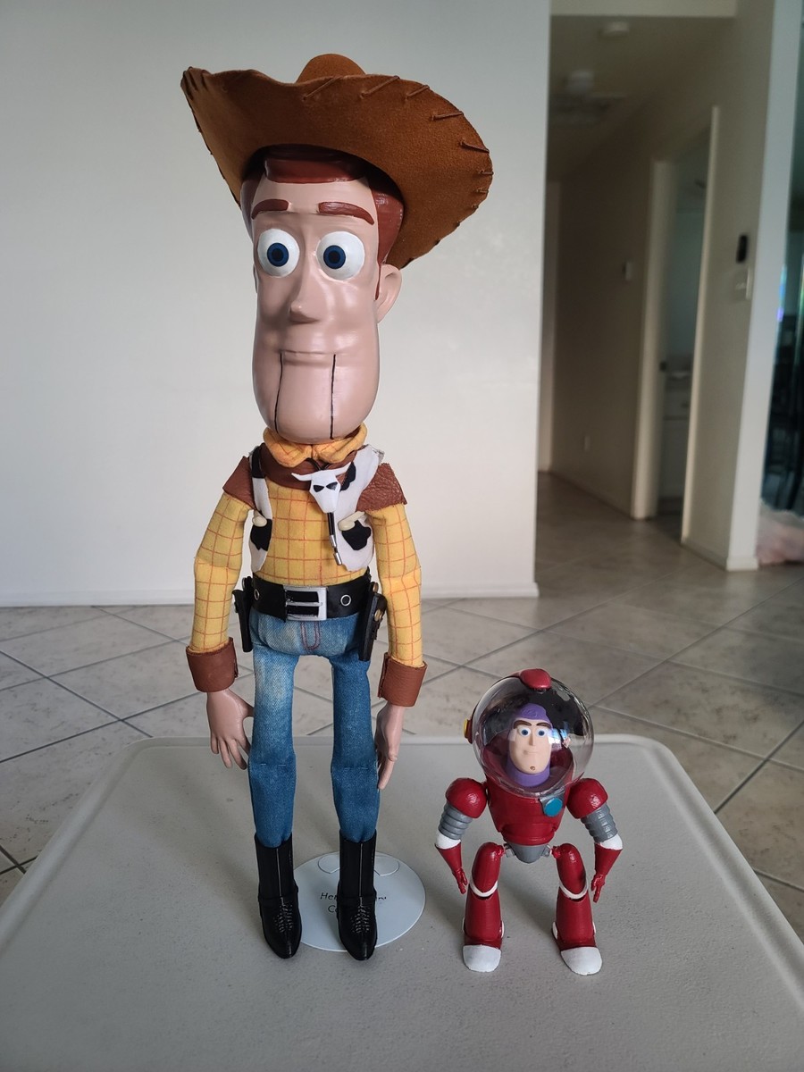 Custom Toy Story Test Beta Prototype Woody & Buzz Lightyear Doll