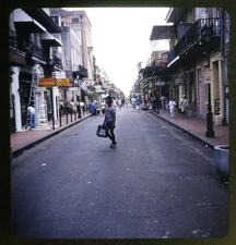 New Orleans Bourbon Street - 1984 Stereo Realist 3D Slide #1700