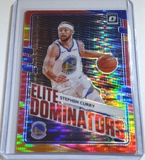 2020 Donruss Optic Stephen Curry #13 RED PULSAR Prizm Elite Dominators - Rare