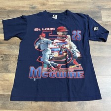 Vintage Starter Mark McGwire T-Shirt 90s Youth Size L Large St Louis Cardinals