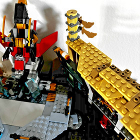 LEGO Ninjago Samurai X Cave Chaos 70596 Incomplete