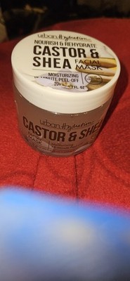 Urban Hydration Skincare & Rehydrate Castor & Shea Facial Peel Off mask 6.7 oz
