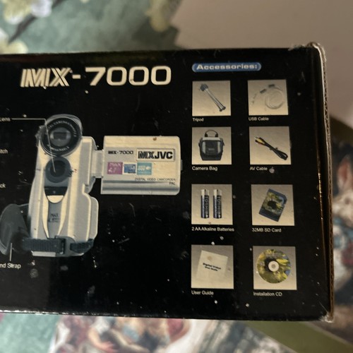 JVC MX DV7000 Digital Video Camcorder With Bag and Instructions - Picture 14 of 15