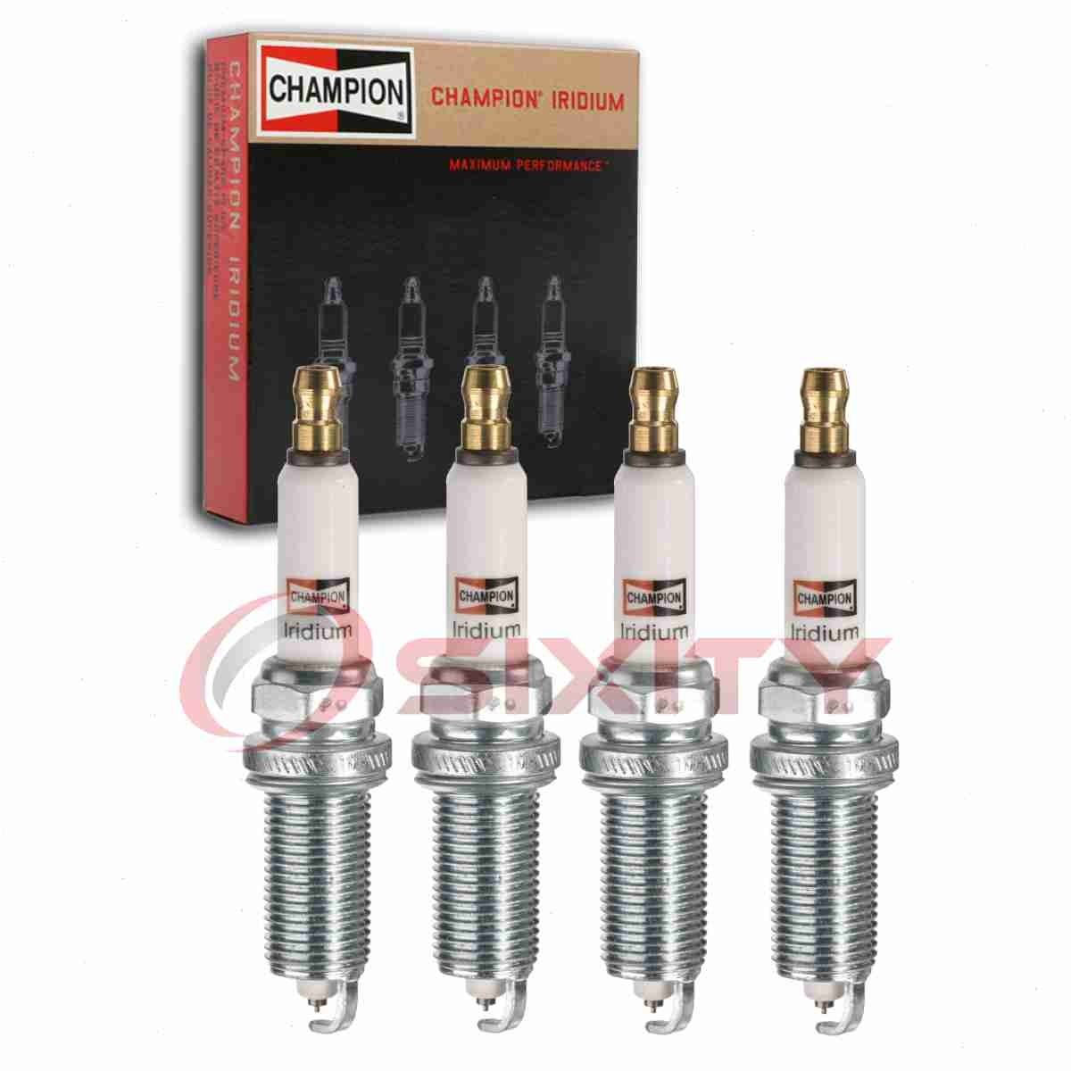 4 pc Champion Iridium Spark Plugs for 2017 Lexus IS Turbo Ignition Secondary bc