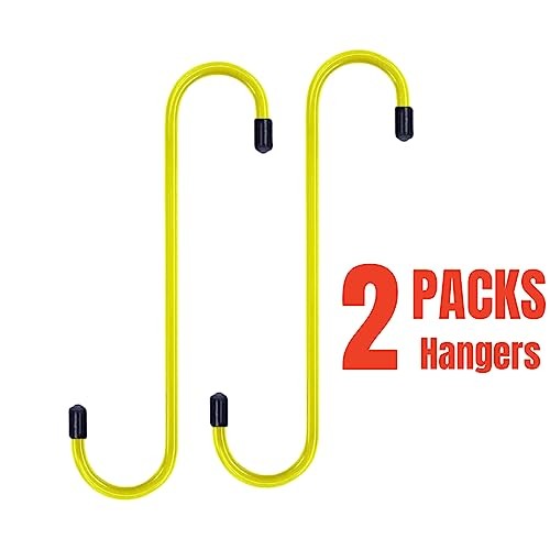 Brake Caliper Hangers, Brake Caliper Hooks with Rubber Tips, Automotive Yellow - Picture 3 of 6
