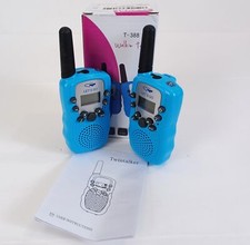 Travel T-388 2-Piece Multi Channel Walkie Talkie Set w/Built-in Light, 3 Colors