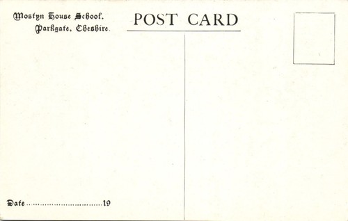 PC MOSTYN HOUSE ESCUELA PICNIC PARKGATE CHESIRE INGLATERRA POSTAL VINTAGE (u6684) - Imagen 2 de 2