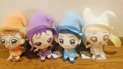 おかんぼ Ojamajo Doremi Sitting Plush Doll Onpu Hazuki Aiko Hana-chan Set 4