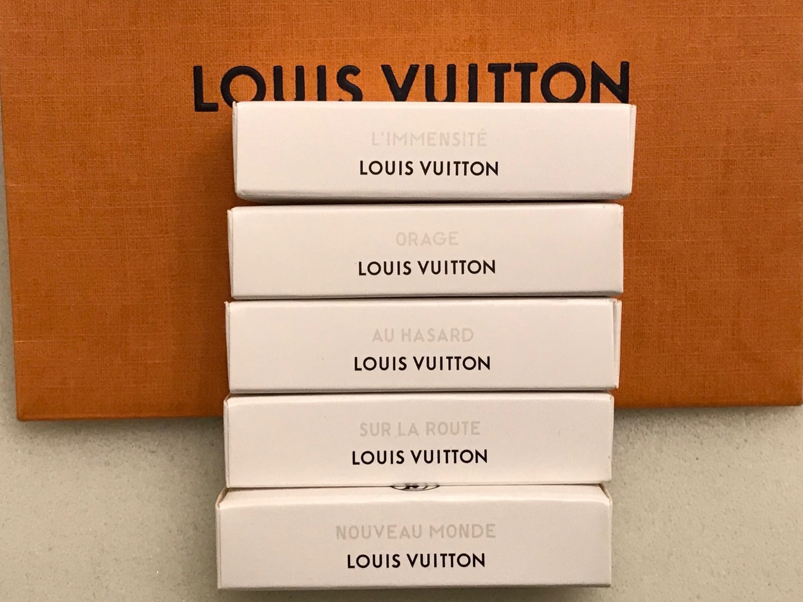 New Louis Vuitton Set of 6 Perfume Travel Samples Parfum Spray