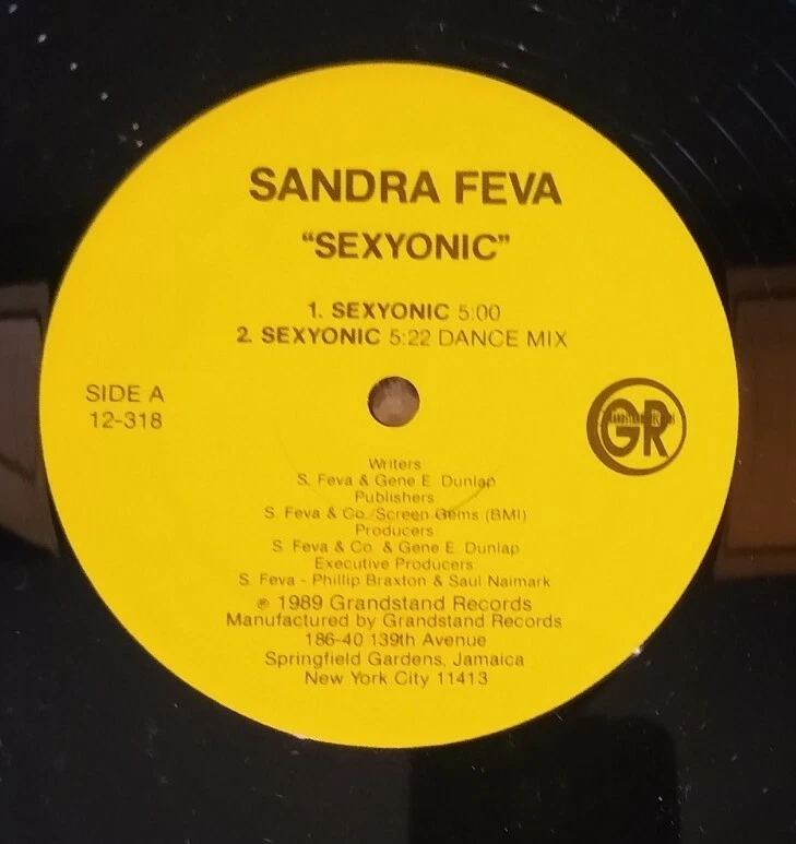 SANDRA FEVA -Sexyonic- U.S. Grandstand Records 12" Single - Image 3 of 3