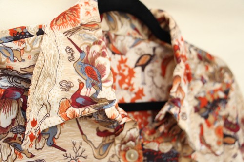 Vintage 70er Jahre Vogelmotiv Shirt Unisex Damen Small - Bild 5 von 6