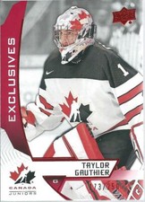2019-20 Upper Deck UD Team Canada Juniors TAYLOR GAUTHIER Exclusives #83 173/250