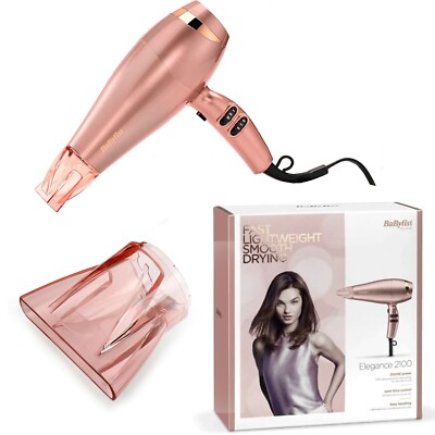 BaByliss Elegance Haartrockner 2100W Ionic Ceramic Rose/Gold