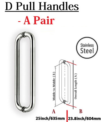 Store Handle Entrance Entry Commercial Office Store Pull Handle Stainless Steel ...