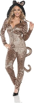 Leopard Jumpsuit Costume Halloween Fancy Dress