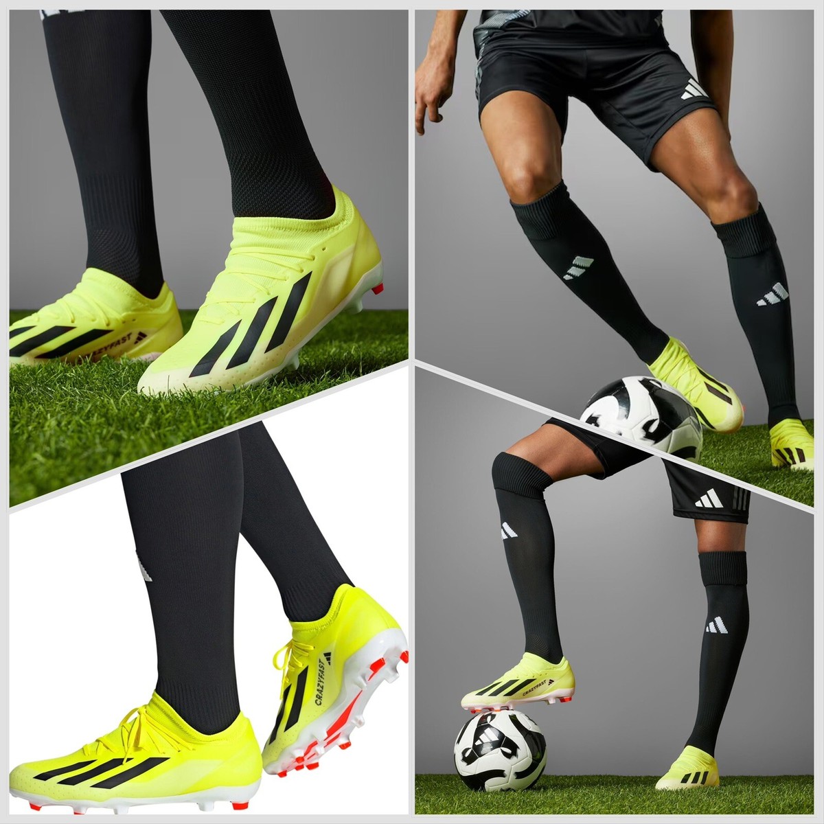 Adidas X Crazyfast League FG “Solar Yellow” Mens Soccer Cleats Sz