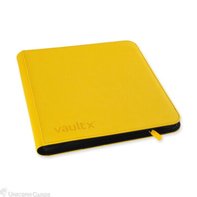 Vault X: Premium 12-Pocket Exo-Tec® Zip Binder XL Sunrise Yellow