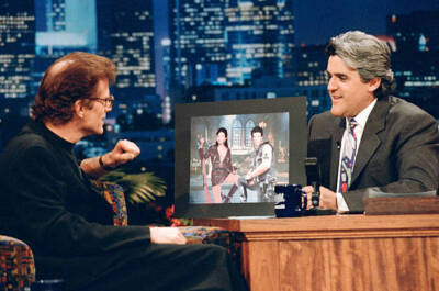 Actor Ted Danson On Leno 1995 Old Television Photo 1