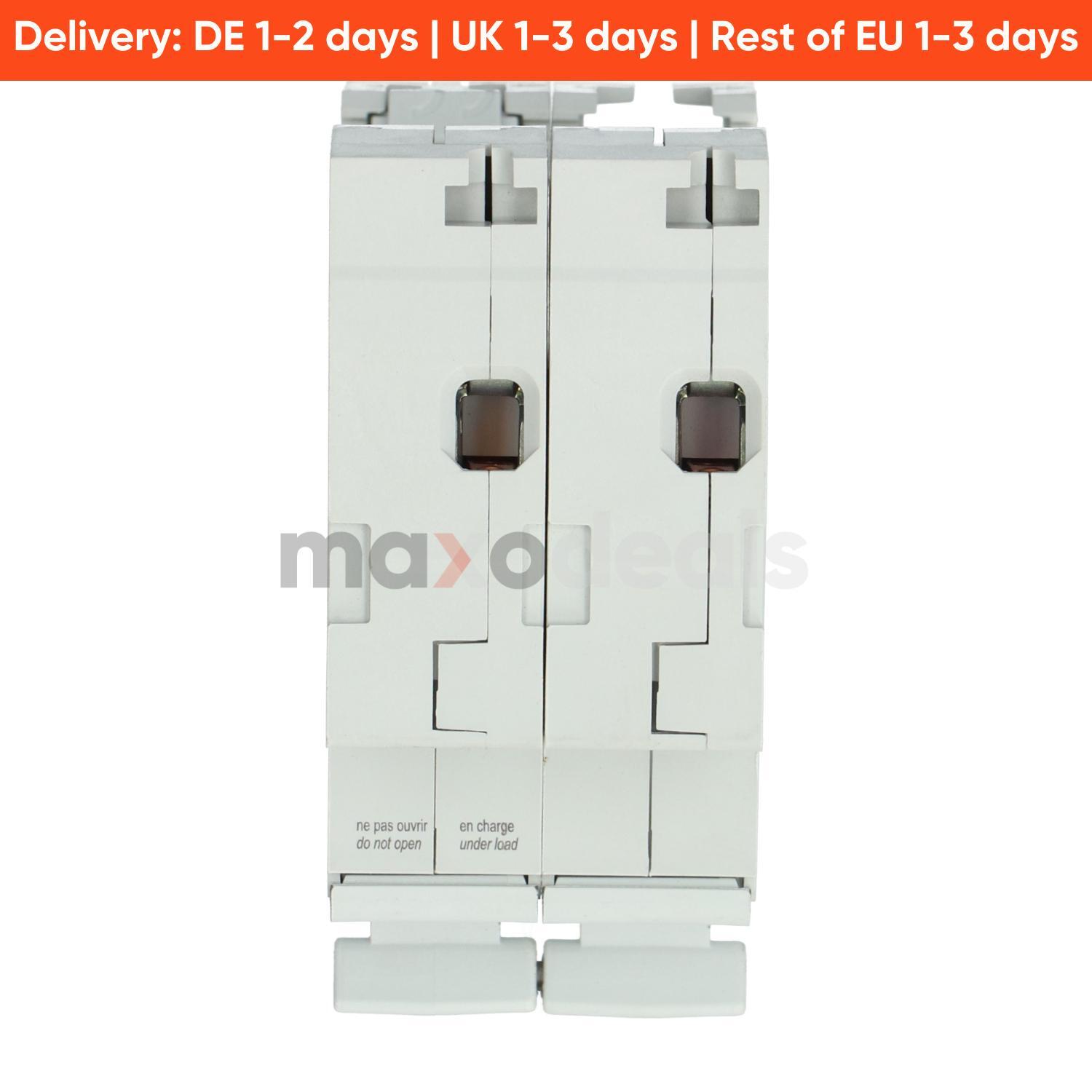 Merlin GERIN Multi 9 STI 10 3 X 38 Fuse Holder Carrier 2 Double 