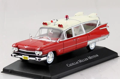 Cadillac Miller Meteor Krankenwagen Ambulanz Rotes Kreuz 1:43 Atlas Modell