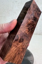 Stabilized Turkish Walnut Burl Knife Block | Premium Figure | STW 103