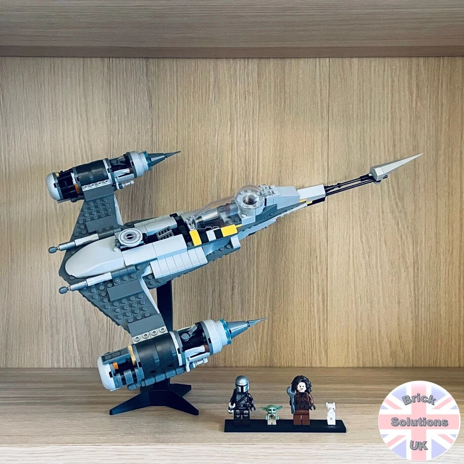 Display Stand & Minifigure Holder for LEGO 75325 The Mandalorians N1 Starfighter