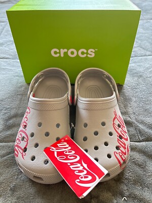 Crocs X COCA COLA Light Collaboration Classic Clog Women 7/Men 5 Limited Edition