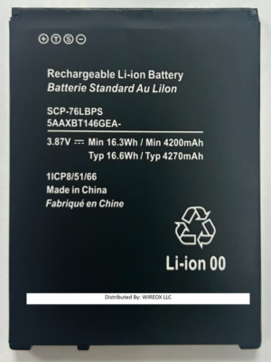 Replacement Battery for Kyocera DuraForce Pro 3 E7200 SCP-76LBPS