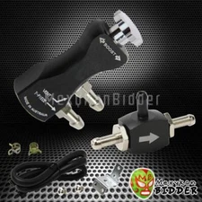 BLACK ADJUSTABLE MANUAL GAUGE TURBO RACING BOOST CONTROLLER 1-30 PSI UNIVERSAL