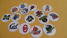 Pre Cut One Inch Bottle Cap Images College Teams Free Ship