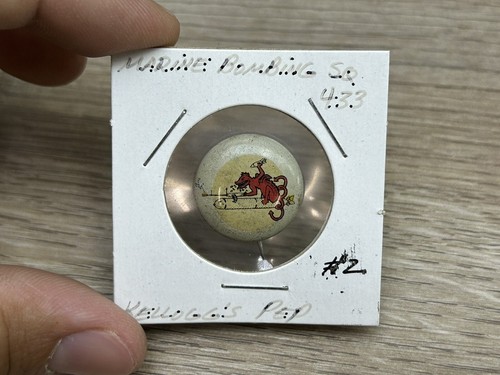 Vintage WW2 Kelloggs Pep Marine Bombing Squadron 433 Pin Button