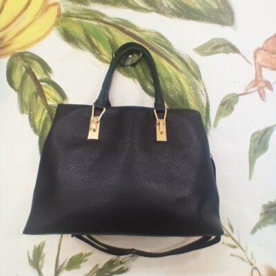 Matthew + Julian Satchel Bag Triple Entry INNER POCKETS OUTER ZIP LINED