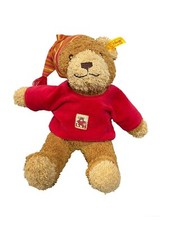Steiff Teddy mit Zipfelmütze und Pullover - mit Knopf & Tag 236372