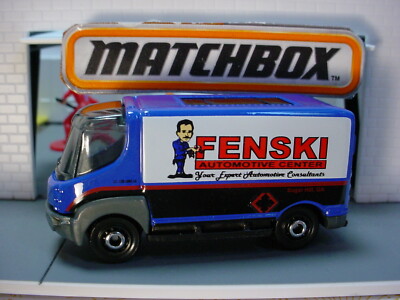 2019 SERVICE CREW Exclusive '09 eSTAR ELECTRIC VAN  Blue; FENSKI  Matchbox LOOSE