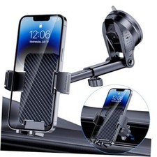 Phone Holder Car Military-Grade Suction Universal Car Phone Holder Black