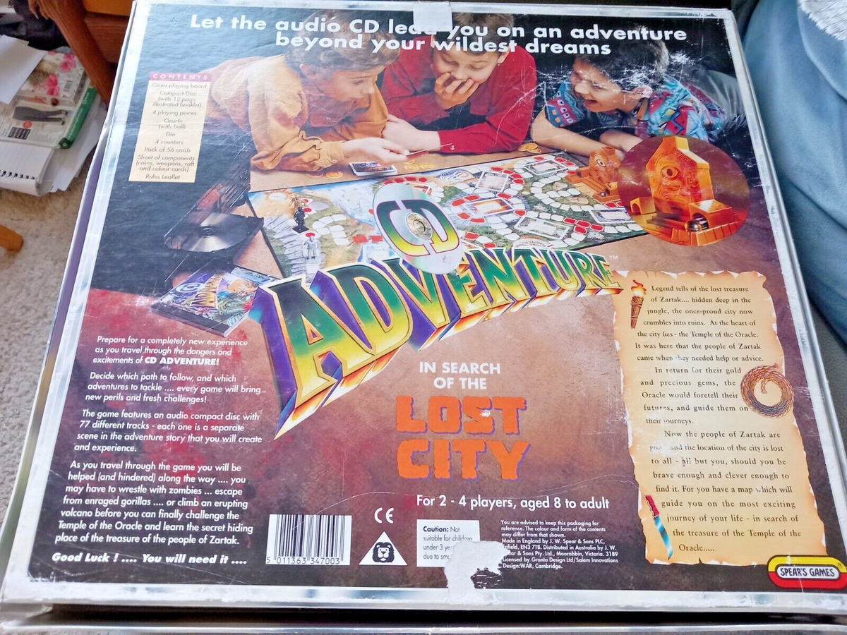SPEARS GAMES CD ADVENTURE SEACH FOR THE LOST CITY GAME THE GAME IS COMPLETE  | eBay UK