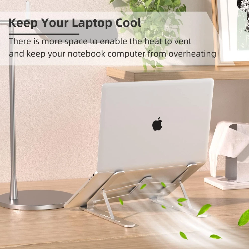 Laptop Stand, Aluminum Alloy Computer Stand, Ergonomic Adjustable Laptop Riser E Laptop Stand, Aluminum Alloy Computer Stand, Ergonomic Adjustable Laptop Riser E