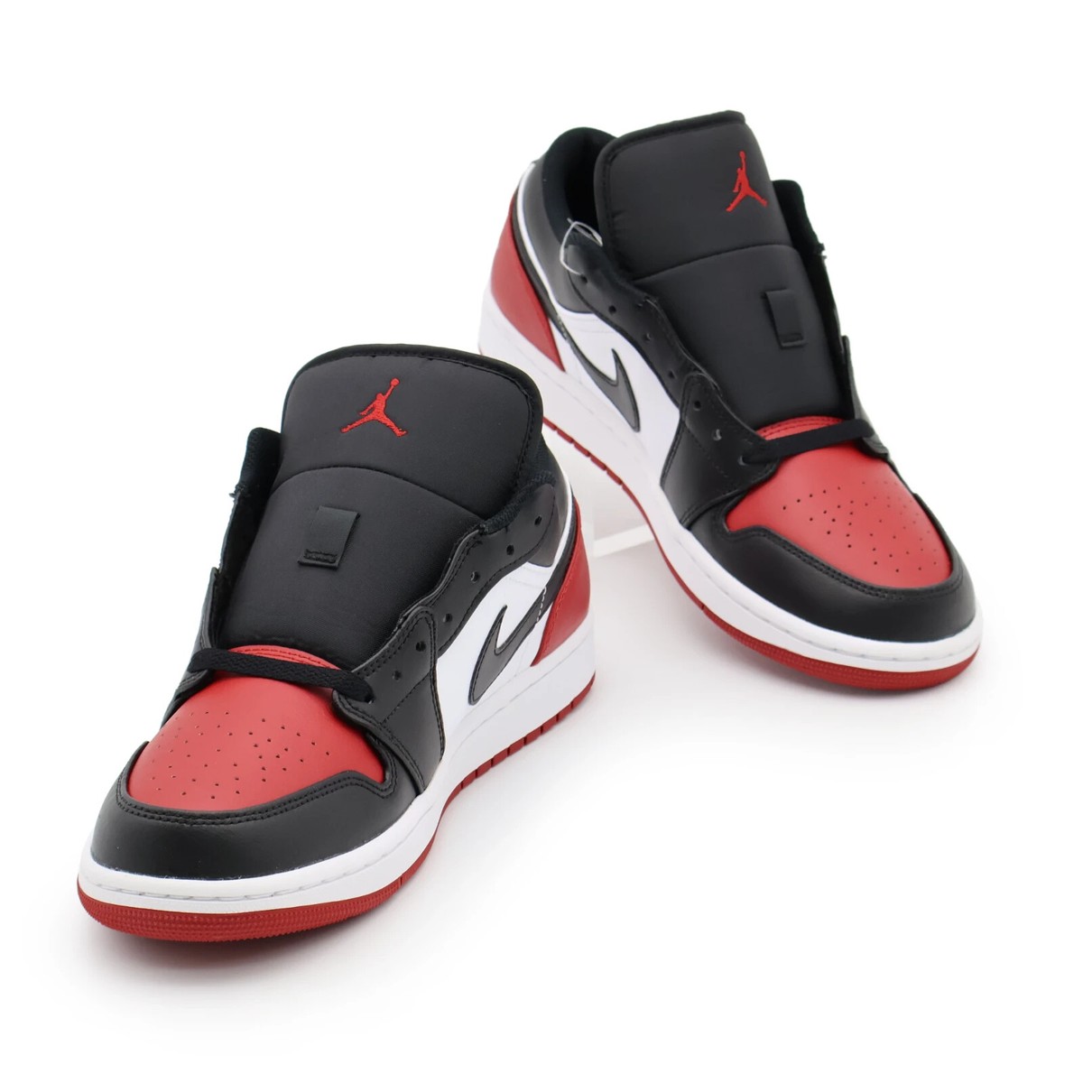 553558-161 Nike Air Jordan 1 Low Bred Toe (Men's) | eBay