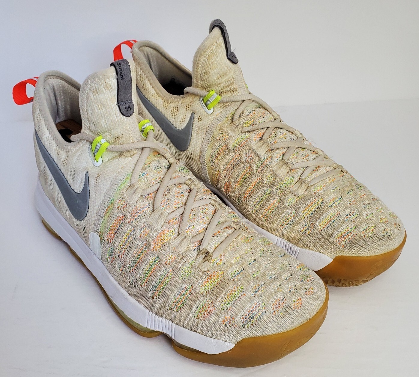 Nike Mens Zoom KD Size Ivory 843392-900 Basketball Shoes